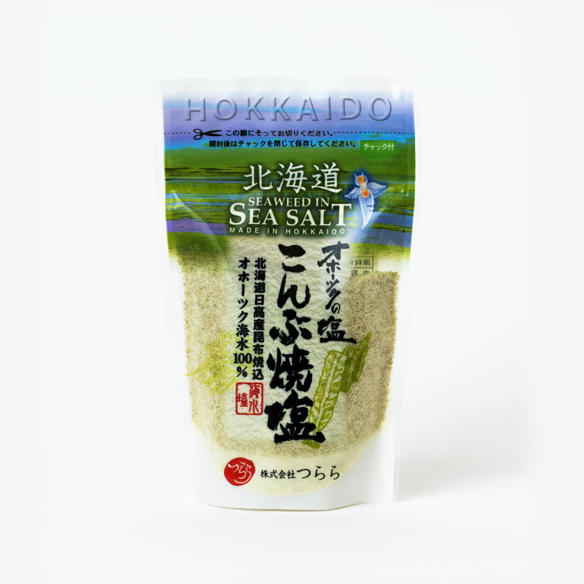 オホーツクの塩 こんぶ焼塩 90g
